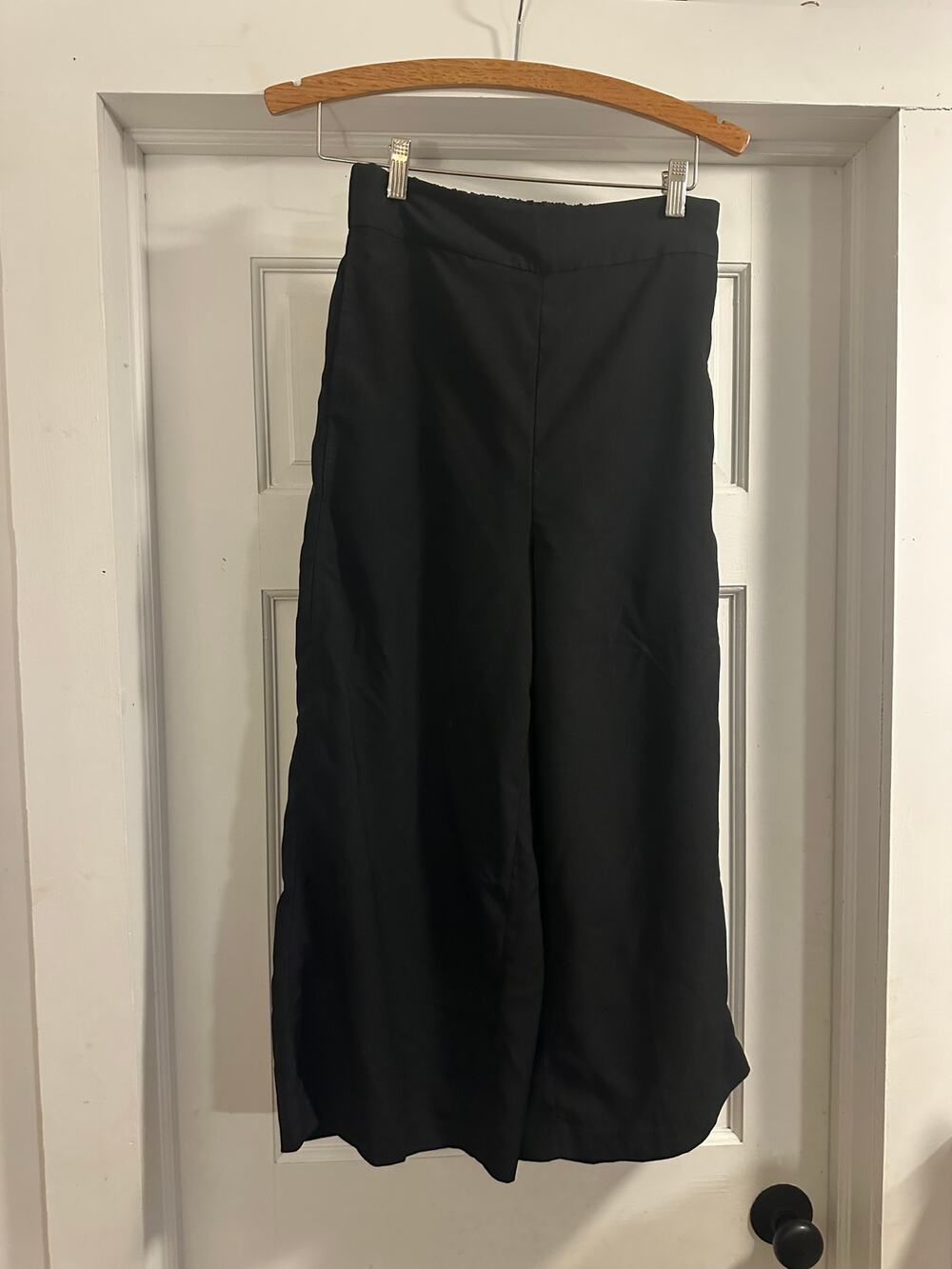 Madewell Black Wide Leg Pants Size S
